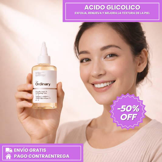 Ácido Glicólico 7% - El Secreto para una Piel Radiante