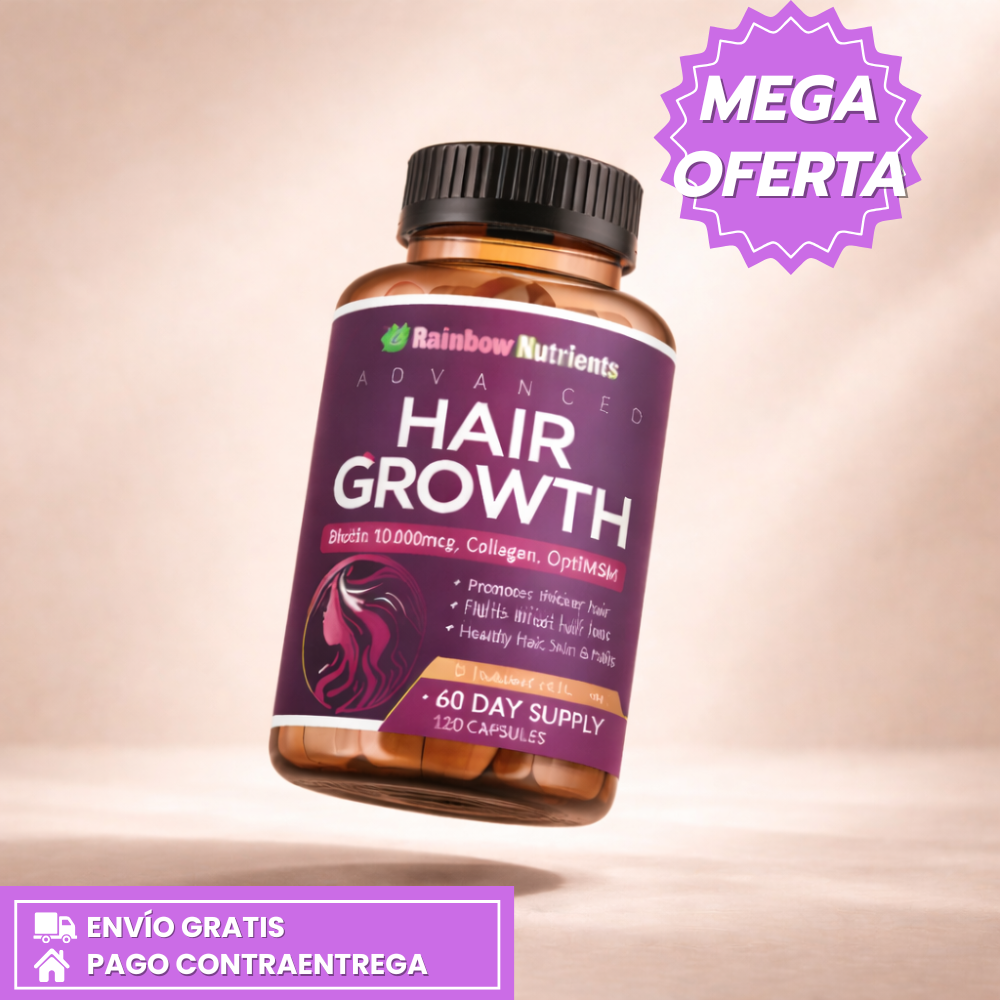 Hair Growth - Cabello más grueso, brillante y saludable