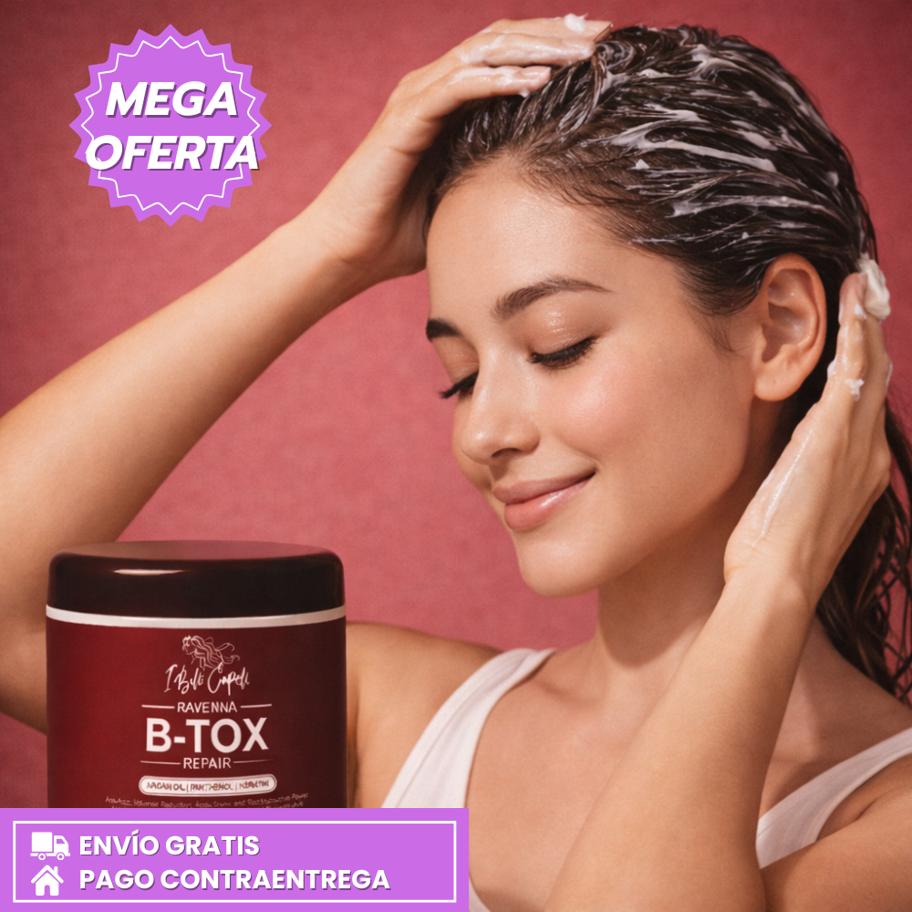 Kit Ravenna B-TOX Reparador - Reparación, Brillo y Control del Frizz